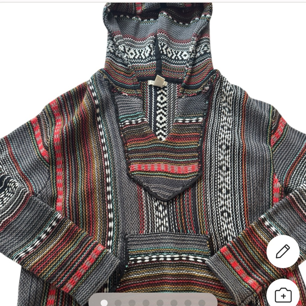 Forever 21 Multicolor Baja Hoodie